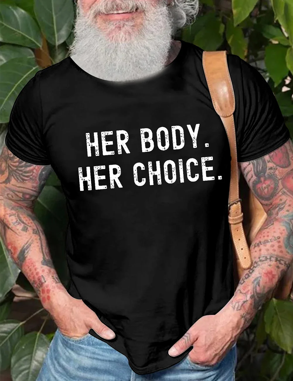 Her Body Her Choice Black Tee