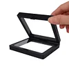  10 Pack 3D Floating Display Frame Stand Holder Coin Chip Jewelry Pin Display Stand Box