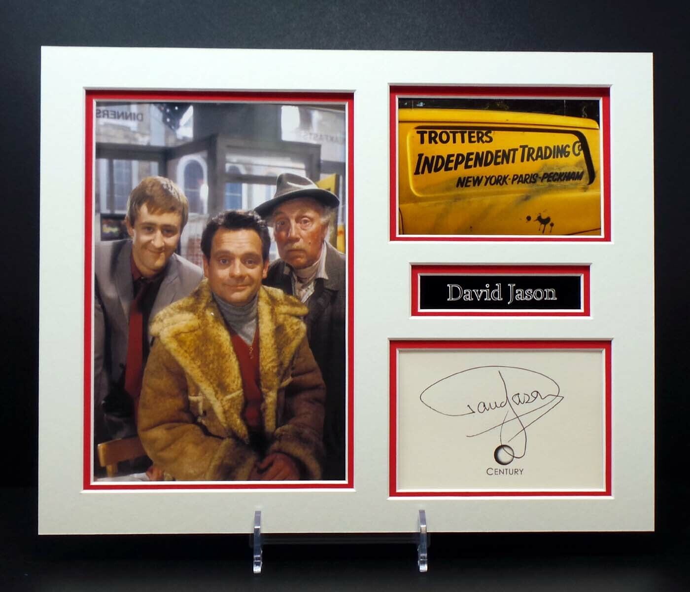 David JASON Signed Mounted Photo Poster painting Display 1 AFTAL RD COA Only Fools & Horses