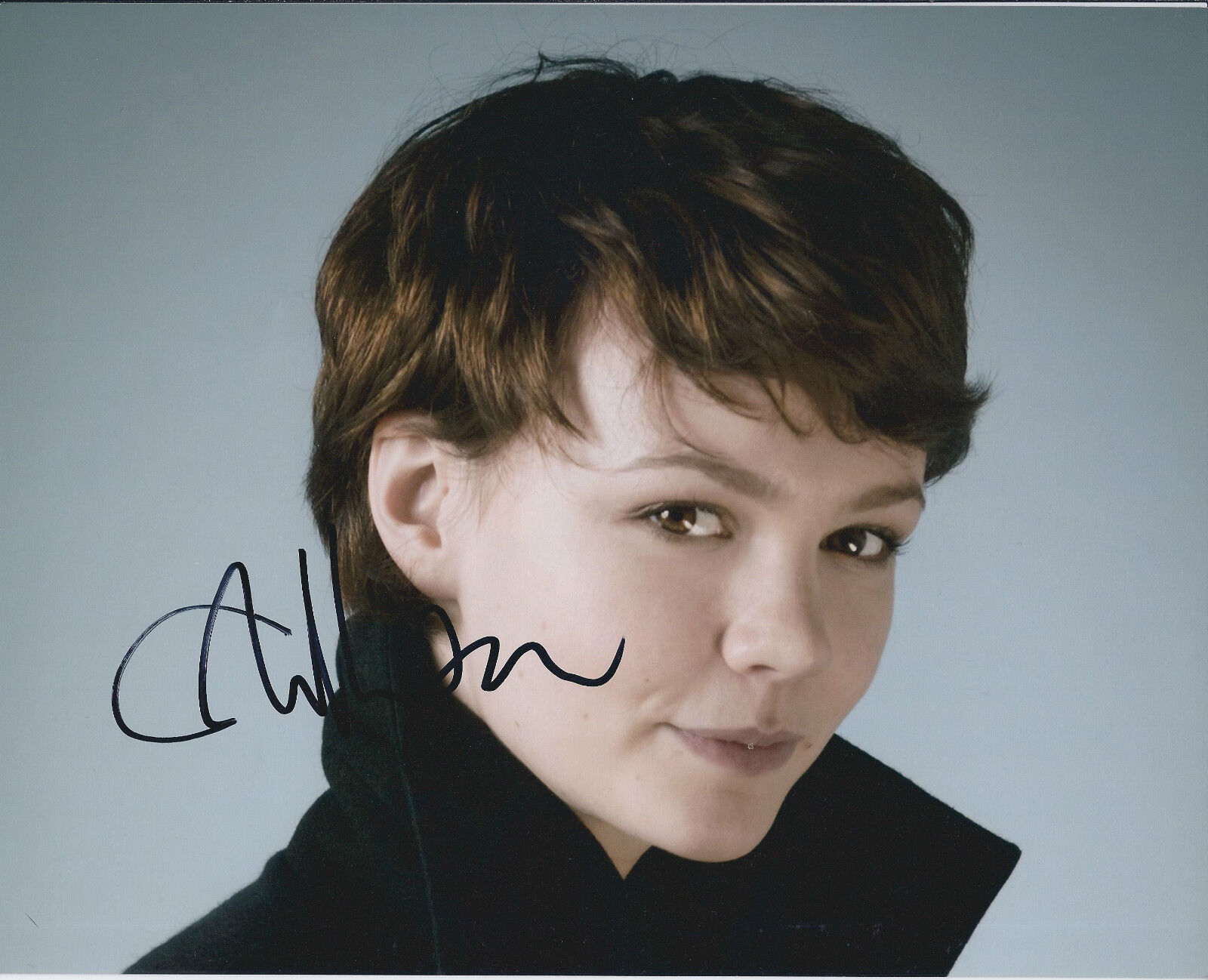 Carey MULLIGAN SIGNED Autograph 10x8 Portrait Photo Poster painting AFTAL COA BAFTA Actress