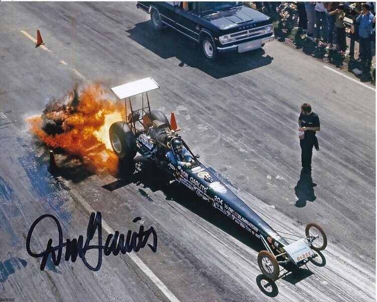 DON BIG DADDY GARLITS signed autographe?d 8x10 NHRA Photo Poster painting