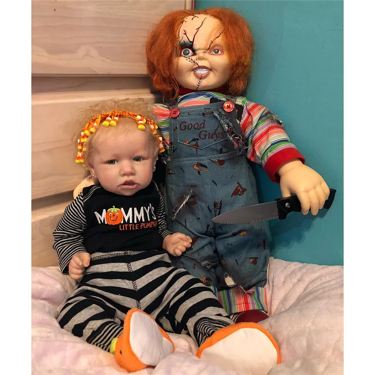 [🎃Halloween Sale] 20'' Realistic And Lifelike Reborn Baby Toddler Girl Doll Named Remy Rebornartdoll® RSAW-Rebornartdoll®