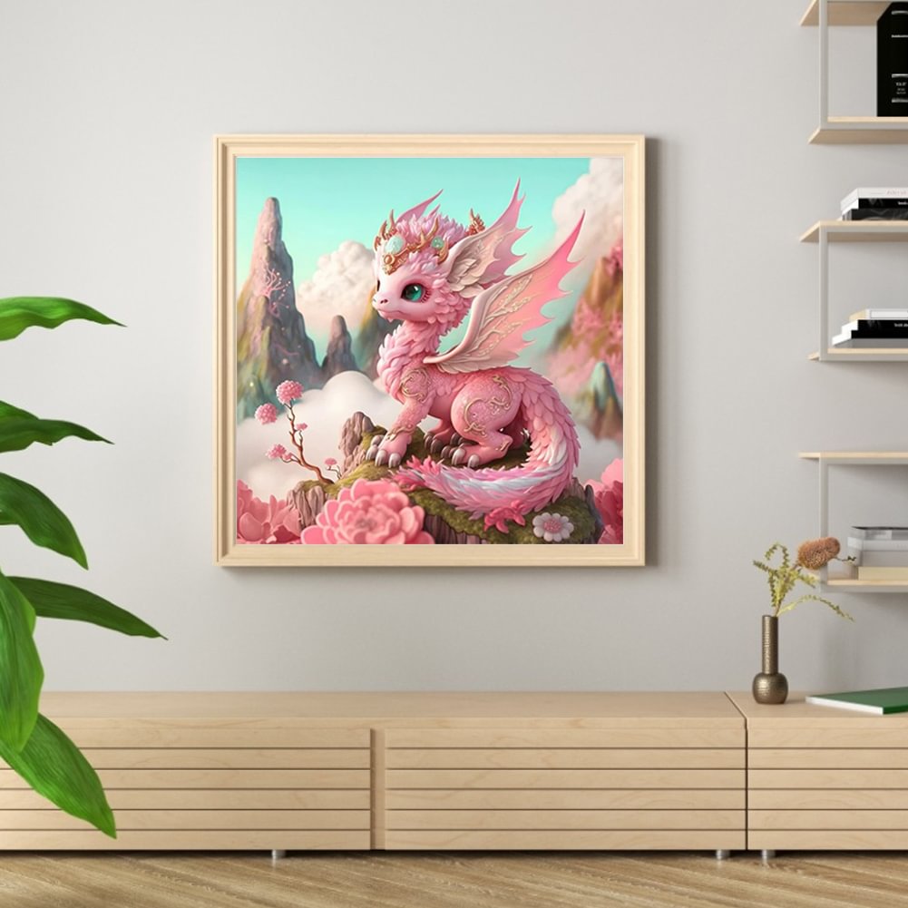 Dinosaur-Full Round Diamond Painting 30*30CM