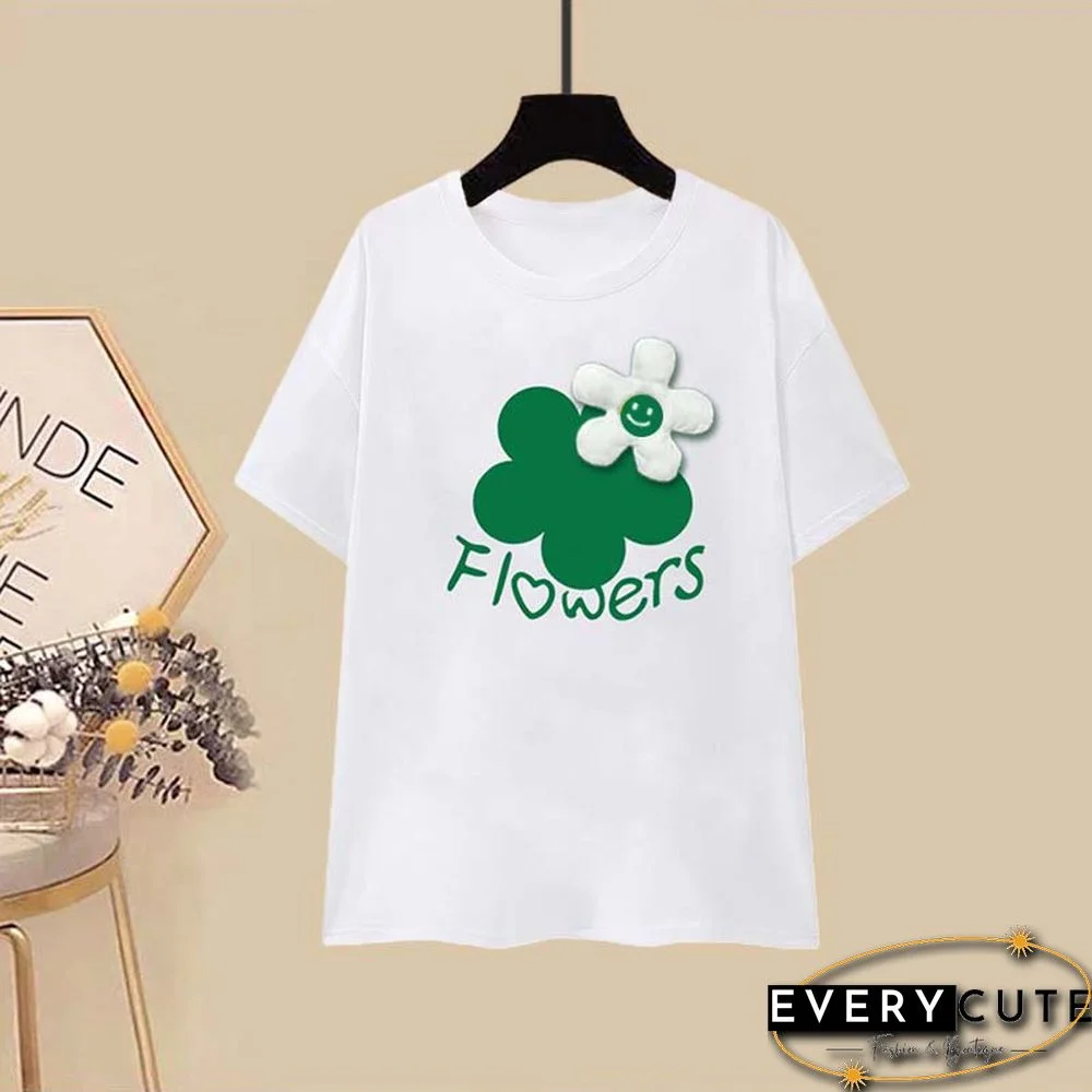 Bow Knot Butterfly Tulle Crop Top T-Shirt Fishtail Denim Skirt Two Pieces Set