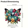 5D DIY Special Shape Diamond Painting Desk Ornament Butterfly Decor Kit