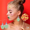 12 Pairs Plant Diamond Painting Earrings DIY Diamond Art Earrings for Adults