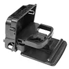 Central Console Armrest Rear Drink Holder For Jetta Golf 6 MK6(Black)