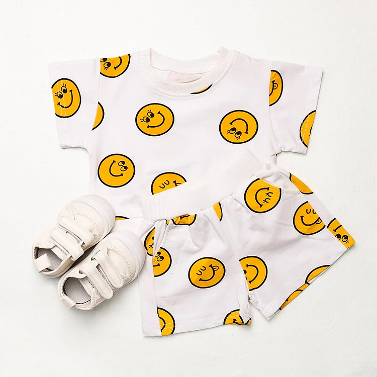 Baby Smile Leisure Tee & Shorts Set