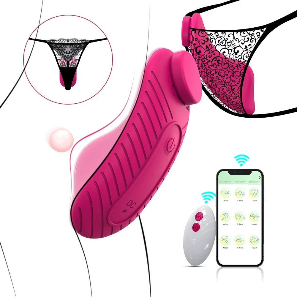 Wearable Clitoral Magnetic Vibrating Stimulator With App Remote
