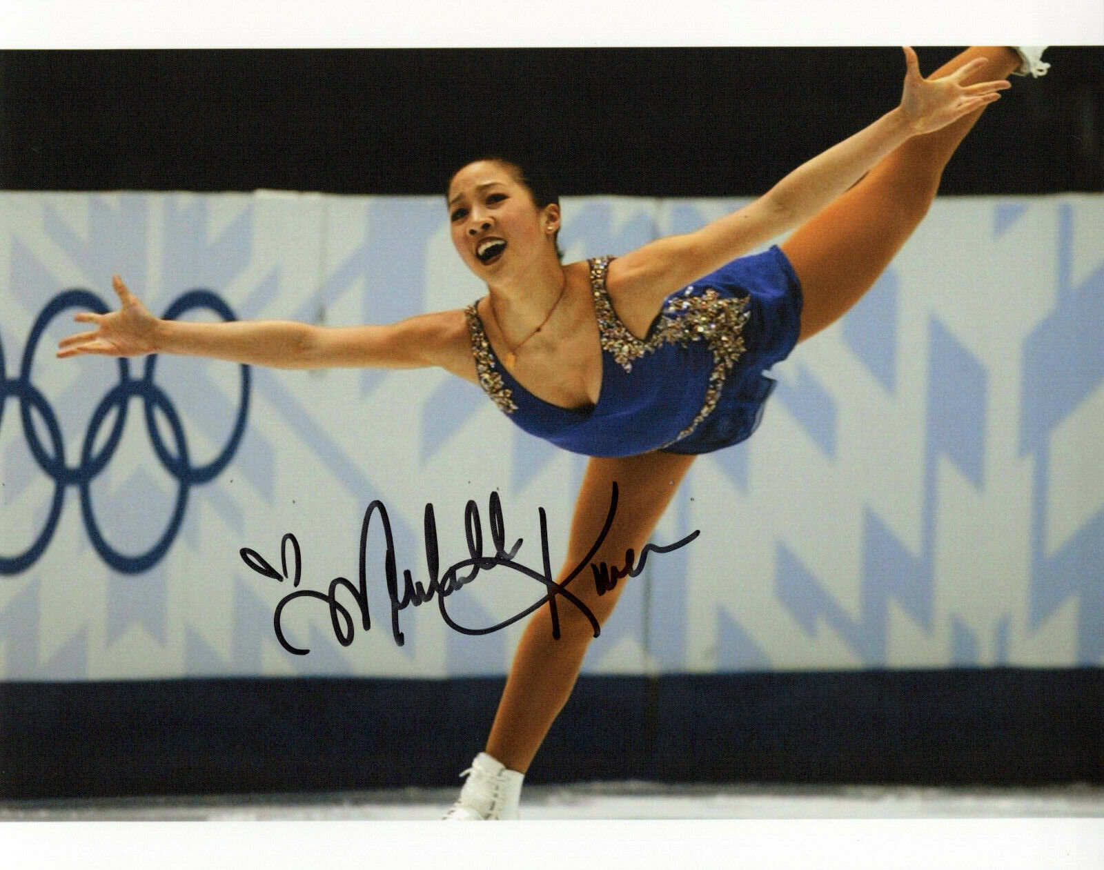 Michelle Kwan Olympic Ice Skater autographed Photo Poster painting signed 8x10 #7 gold medalist