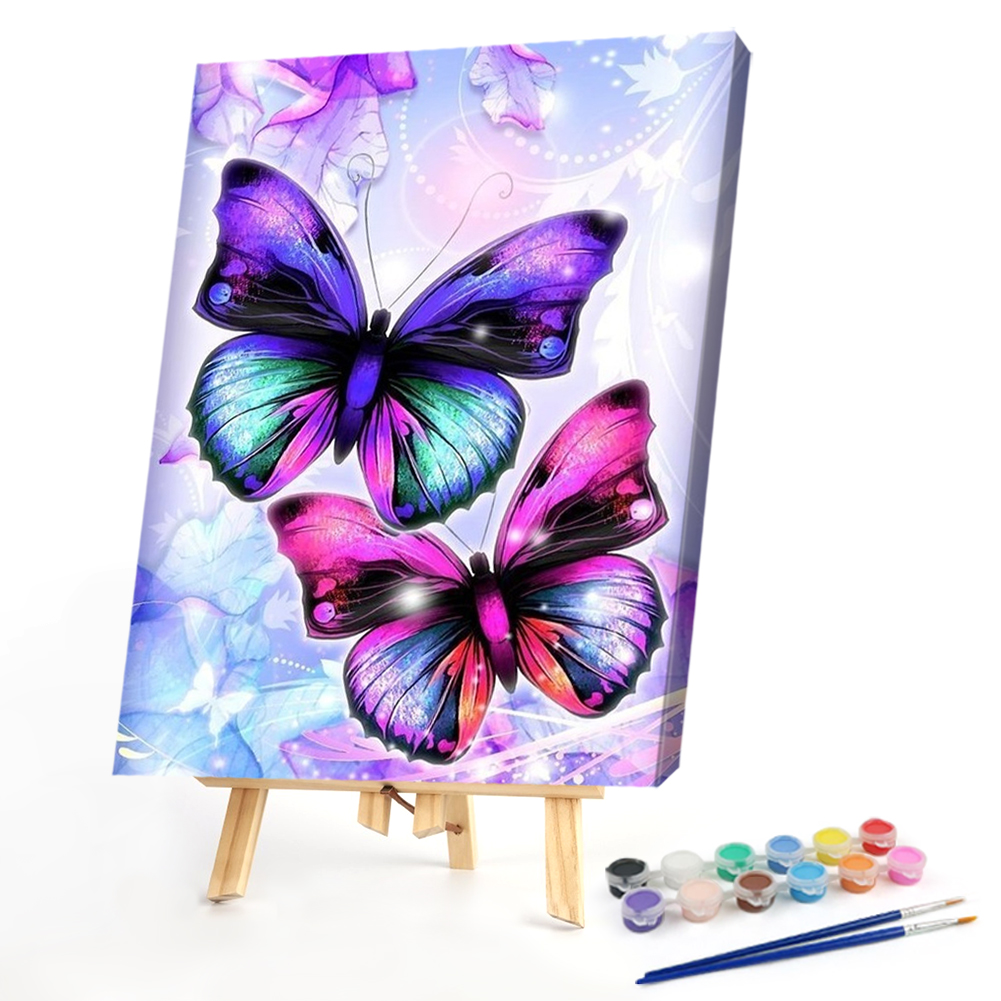 

40*50CM - Paint By Numbers - Butterfly, 501 Original