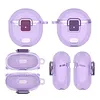 Clear TPU Cover for Google Pixel Buds 2a 2025 Accessory Protective Skin Case with Carabiner Shockproof Anti-Drop Scratch-Resistant