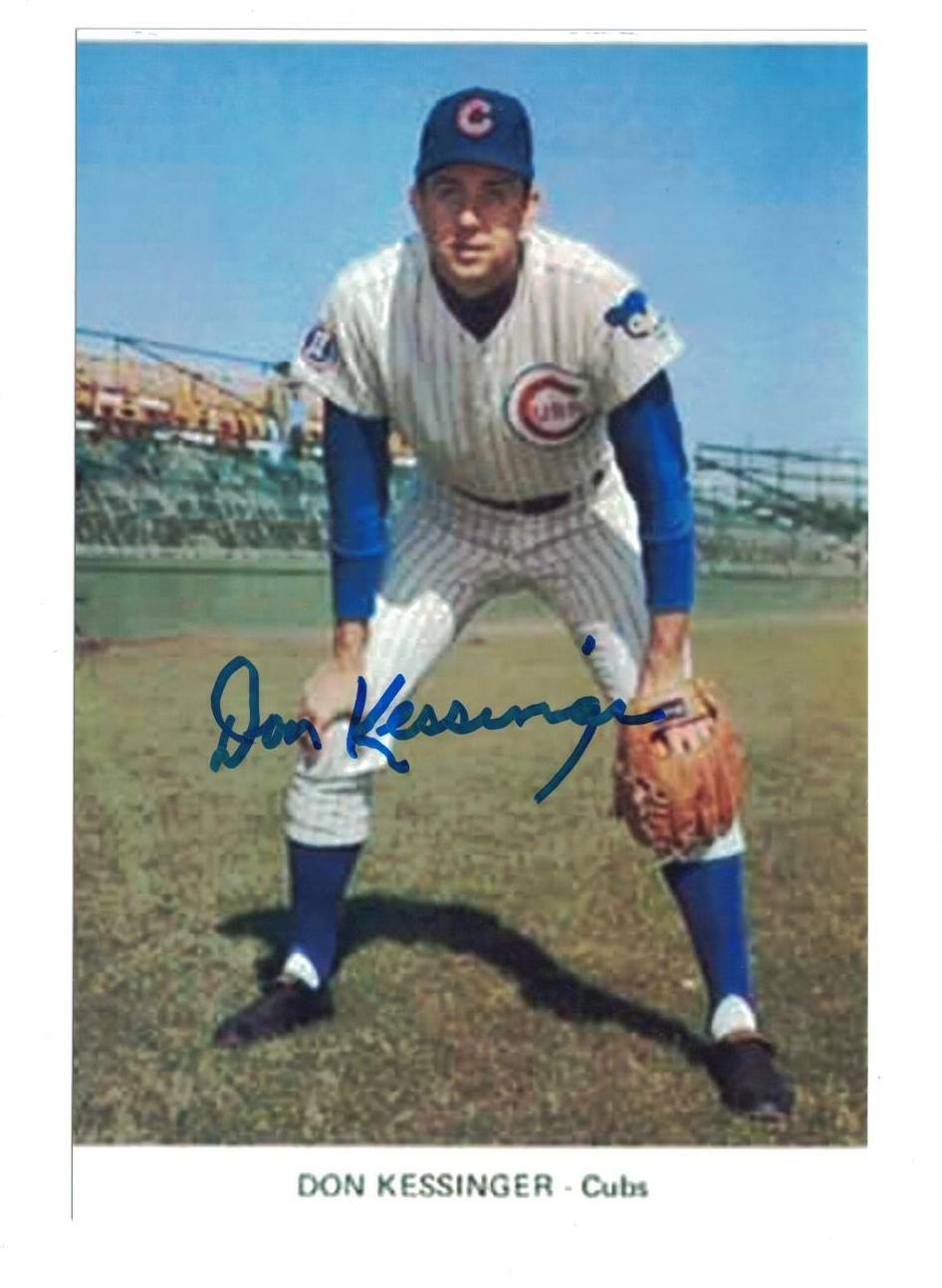 Don Kessinger Signed Autographed 4x6 Photo Poster painting Chicago Cubs