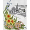 (Counted/Stamped)Four Seasons Spring Jasmine-14CT Cross Stitch 21*27cm/8.27*10.63in