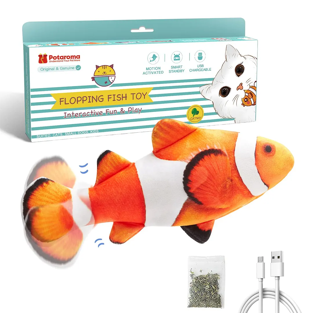 Cat Toys Flopping Fish