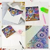 (US Local)6PCS Tiger DIY Diamond Art Greeting Cards Congratulations Cards & Gifts