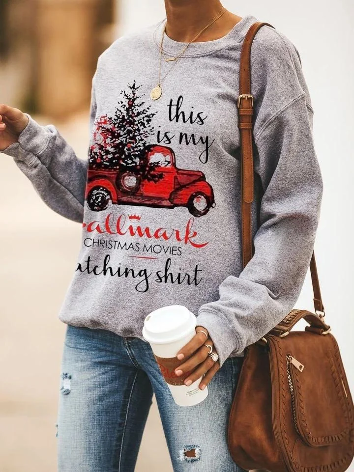 Hallmark Christmas Movies Watching Sweatshirt