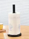 Stainless Steel Free Standing Paper Roll Holder for Kitchen Bathroom Countertop