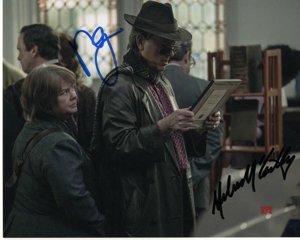 RICHARD E GRANT & MELISSA MCCARTHY DUAL SIGNED AUTOGRAPHED 8X10 Photo Poster painting - #1