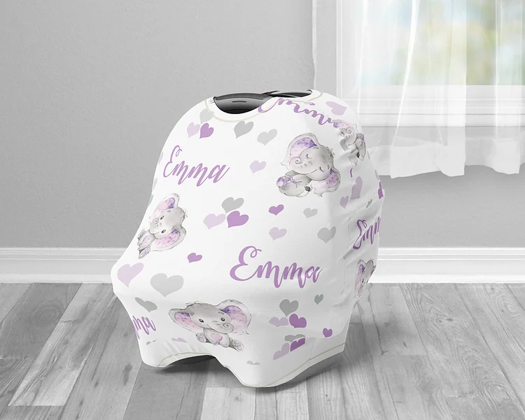 Personalized Baby Car Seat Canopy| Canopyl43