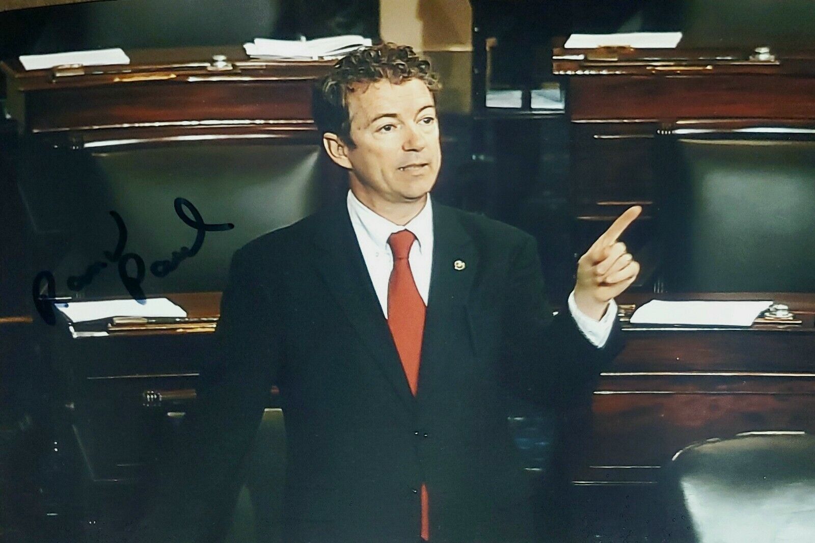 Rand Paul Hand Signed Autograph Photo Poster painting US Senator Kentucky GOP Libertarian