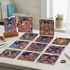 12pcs  Zodiac Signs Diamond Art Greeting Cards DIY 12 Pack with Envelopes
