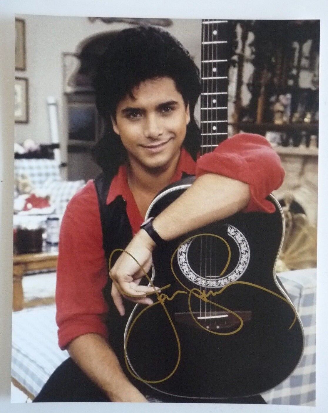 John Stamos Sexy Signed Autographed 11x14 Photo Poster paintings PSA BAS Guaranteed F9