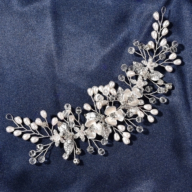 Bridal Crystal Headwear Flower Rhinestone Hairband