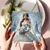 6 PCS Wedding Dress - 5D DIY Greeting Card