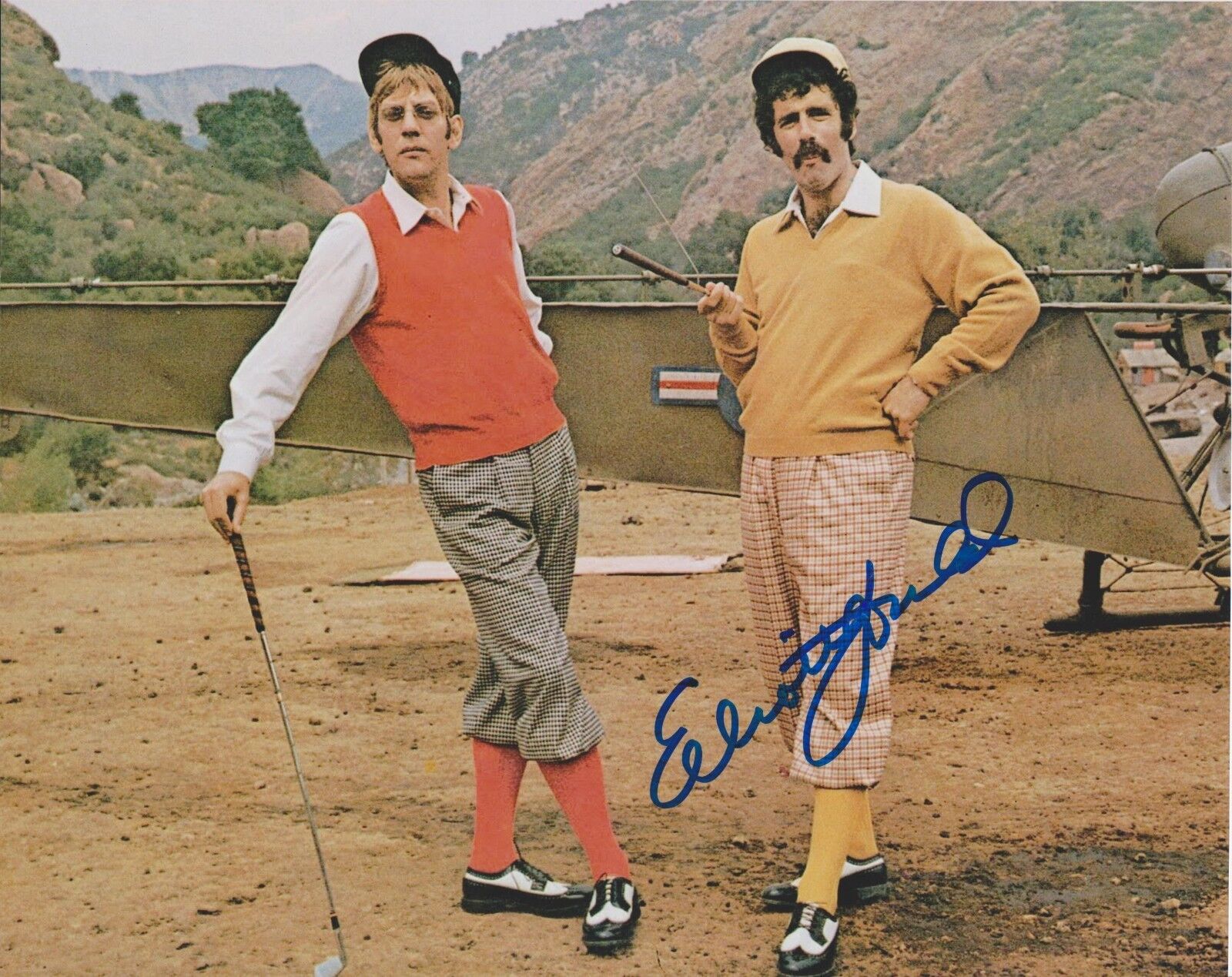 Elliott Gould Mash In Person autographed 8X10 Photo Poster painting At Hollywoodshow