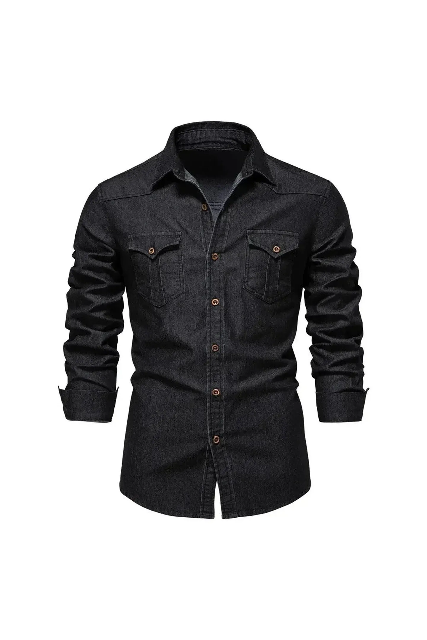 Men's Premium Denim Shirt &ndash; Versatile Smart Casual Layer
