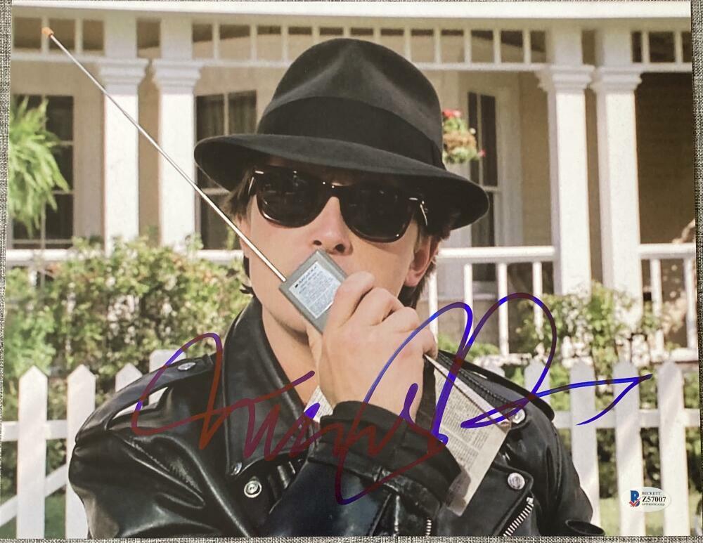 MICHAEL J. FOX SIGNED AUTOGRAPH - BACK TO THE FUTURE RARE 11X14 Photo Poster painting BECKETT 11