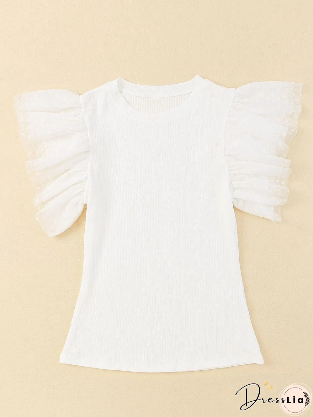 Stylish Ruffle Sleeve Top