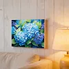 Blue Hydrangea-Framed oil painting by numbers 40*30CM