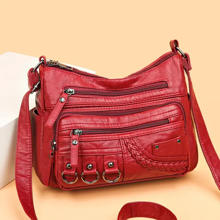 【30% SLEVA】👜2024 nowa torba na ramię / crossbody z miękkiej sk&oacute;ry o dużej pojemności