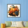 (40*40cm)Pumpkin - Round Partial AB Drill Diamond Painting