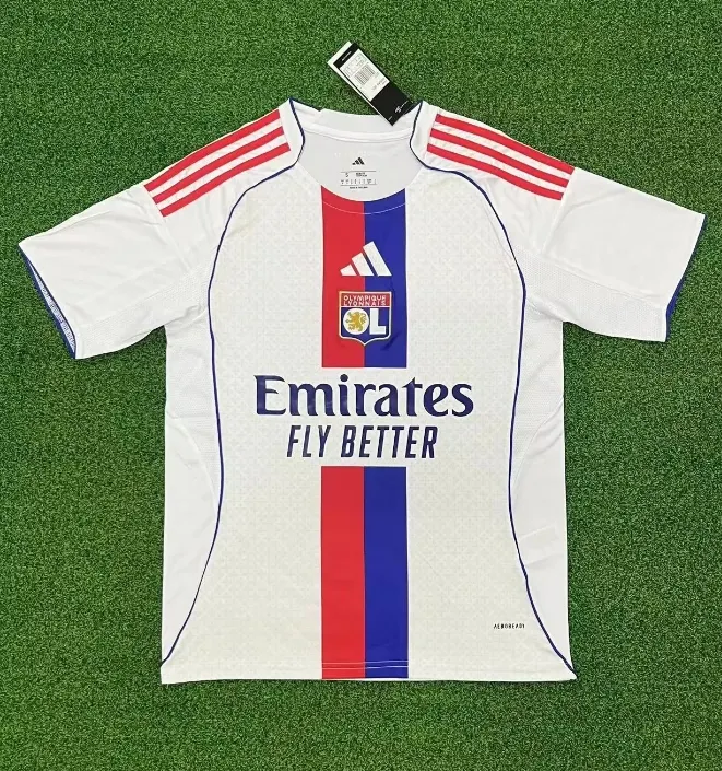 Lyon 2025-26 Home Jersey - Fan Edition