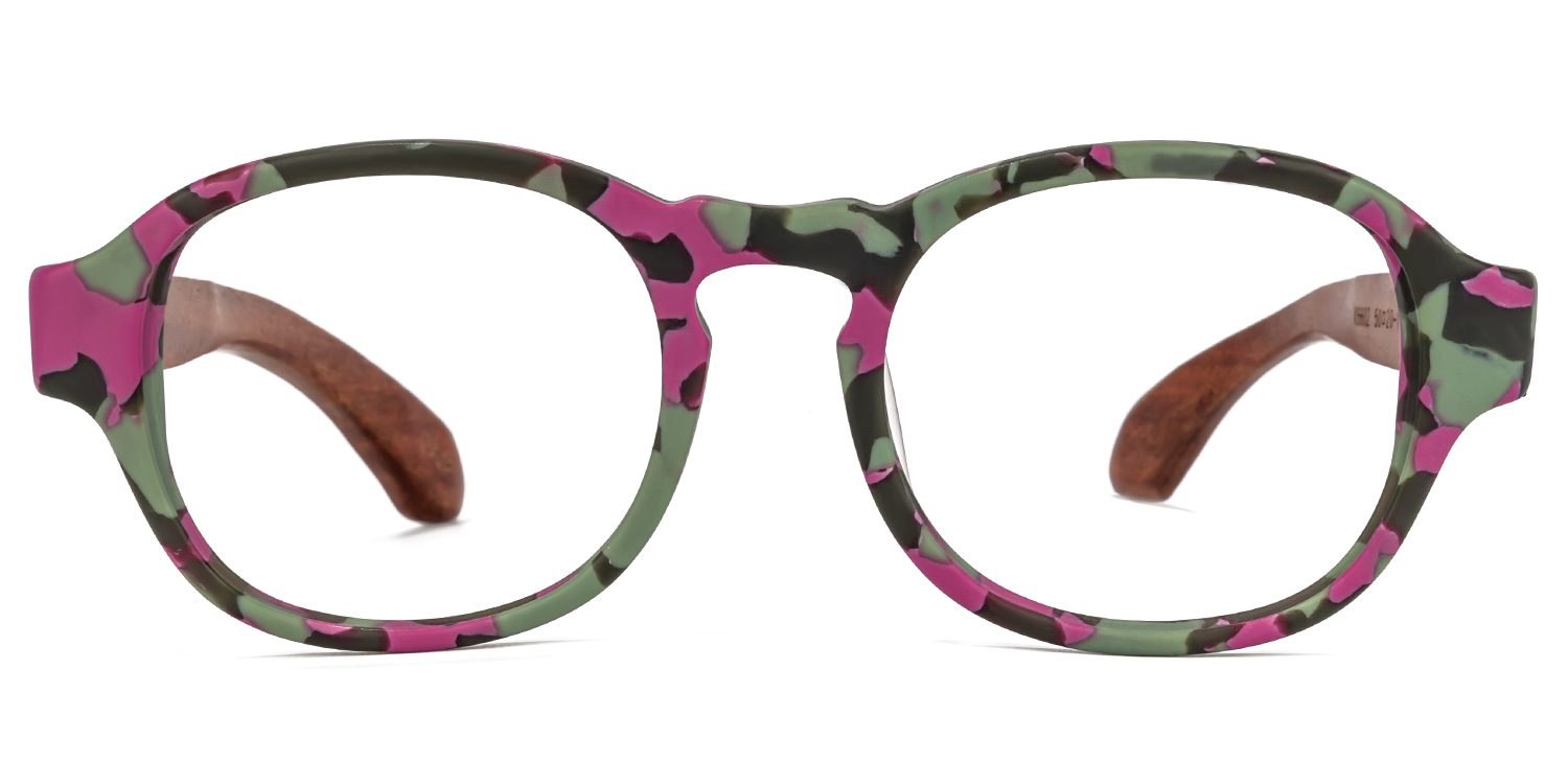 Orida Bunt-Tortoise Rund Brille Bunt-Tortoise