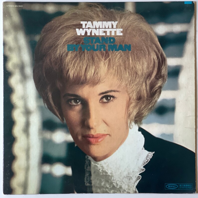 TAMMY WYNETTE Stand By Your Man Hand-Signed, Autograph Record, Cover and Disc wCOA