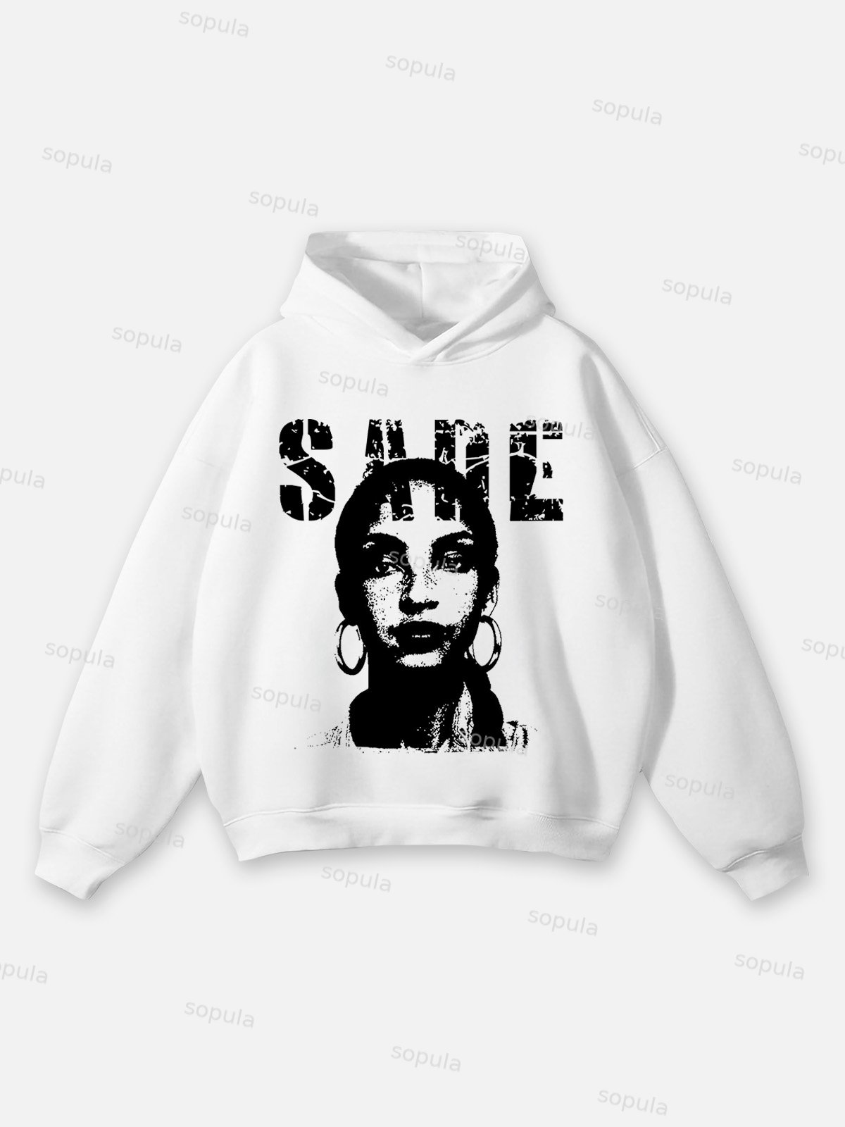 Sopula Vintage Sade Adu Graphic Hoodie