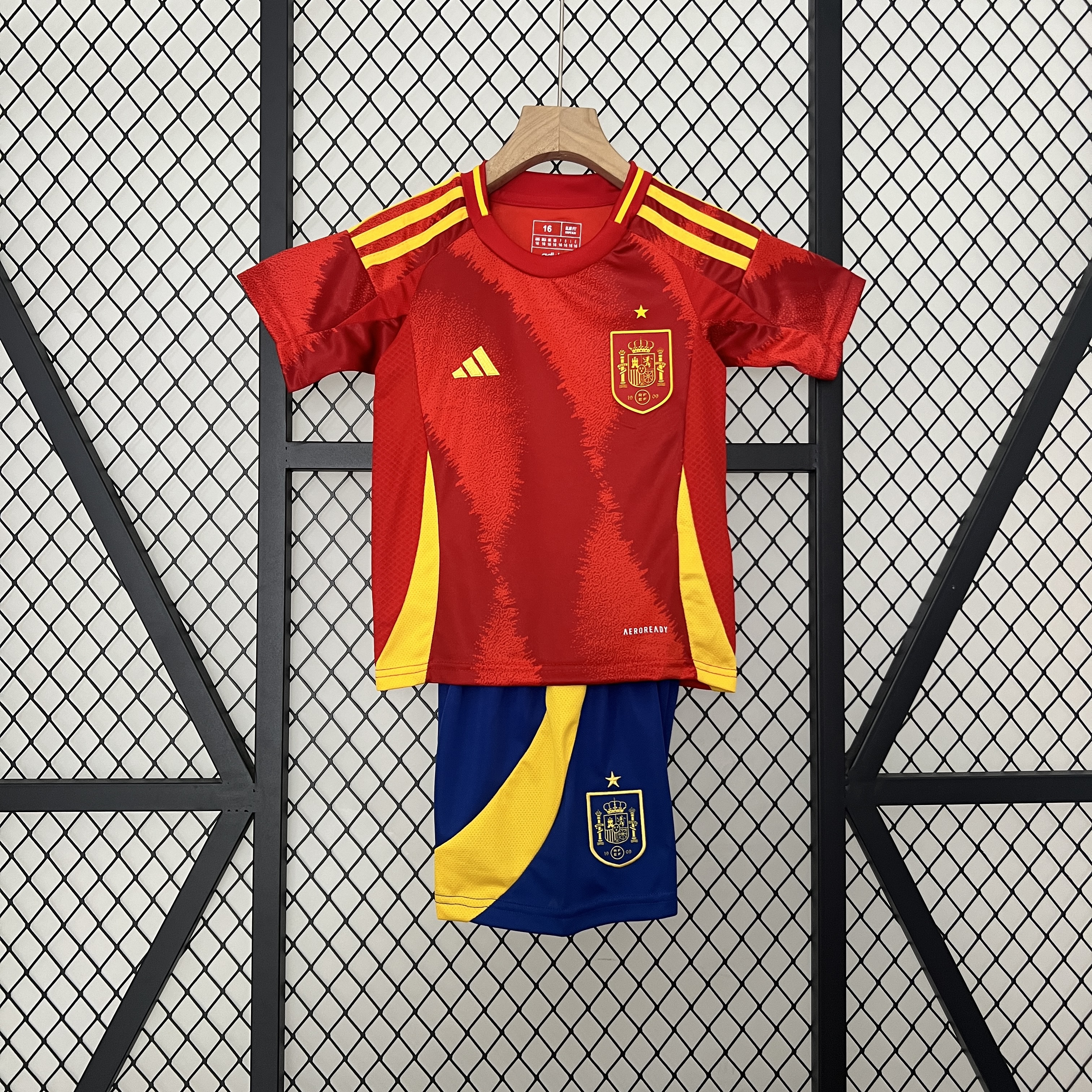 Spain 2024 Home Stadium Kids Kit