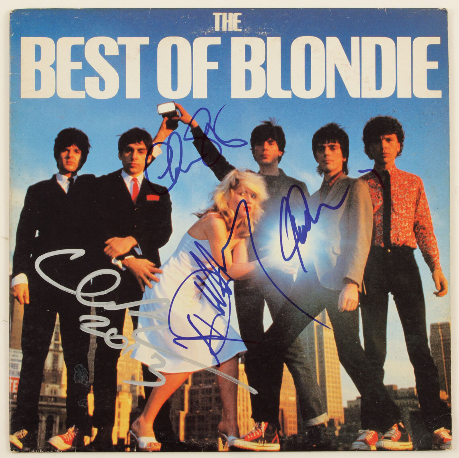 BLONDIE Signed 'Best of Blondie' Photo Poster paintinggraph - Pop / Rock Band - preprint