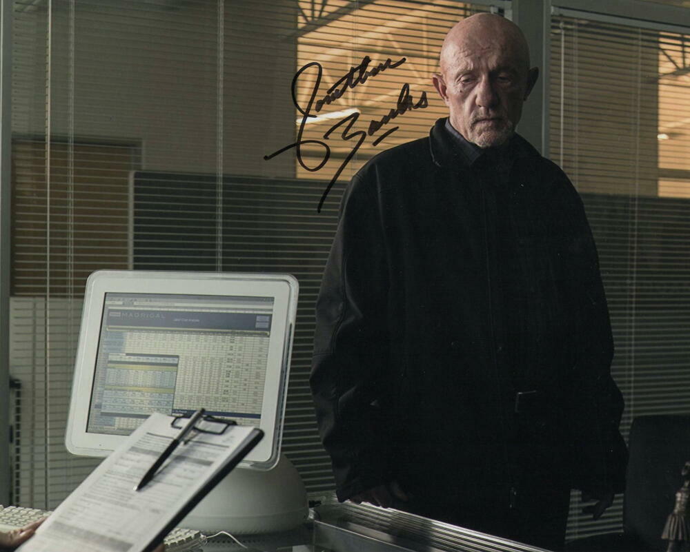 JONATHAN BANKS SIGNED AUTOGRAPH 8X10 Photo Poster painting - BETTER CALL SAUL, BREAKING BAD STAR