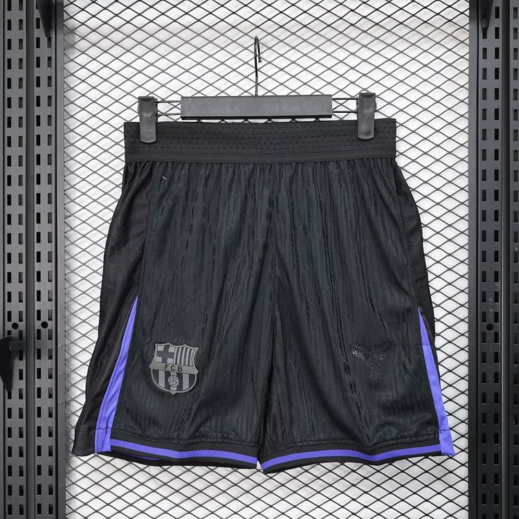 2025-26 Barcelona Away Shorts (Black) - Player Version