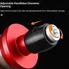 Bike Handlebar End Light Bar End Plug Warning Lights Waterproof Mountain Bike Handlebar Light Type-C Charging High-Brightness Safety Warning Lamp Night Riding Road Bikes Accessories