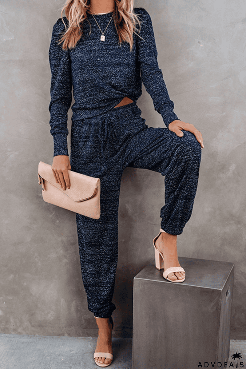 Daily Long Sleeve T Shirt Jogger Set