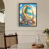 Diamond Painting -DIY Round Drill Ruffled Ocean