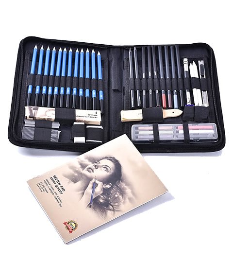 48 Pcs Professional Sketch Pencil Portable Set-Himinee.com