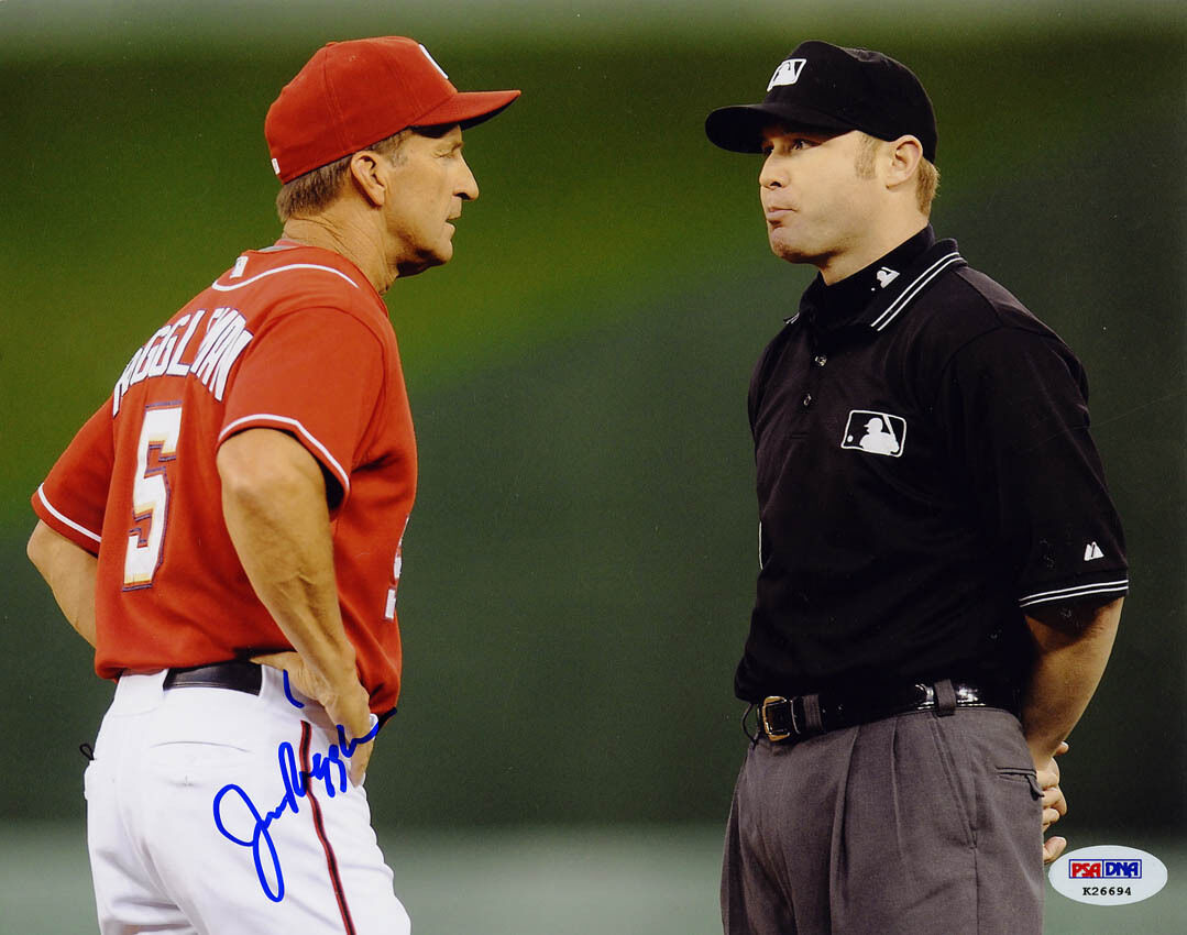 Jim Riggleman SIGNED 8x10 Photo Poster painting Washington Nationals PSA/DNA AUTOGRAPHED