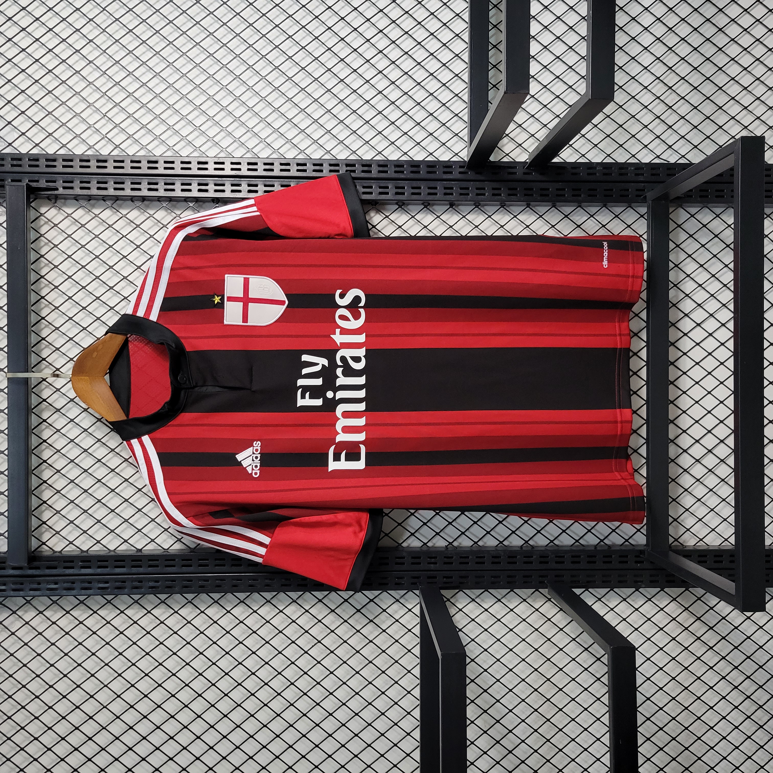 2014-2015 Retro AC Milan Home Football Shirt 1:1 Thai Quality- Maxi Kit